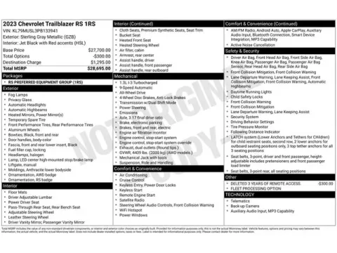 Another view of 2023 Chevrolet TrailBlazer RS for sale in Tulsa, OK at Jim Norton T-Town Chevrolet