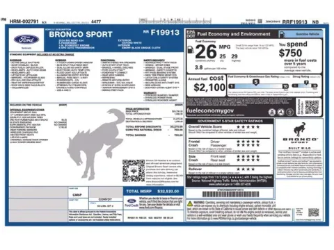 Another view of 2024 Ford Bronco Sport Big Bend for sale in Tulsa, OK at Jim Norton T-Town Chevrolet
