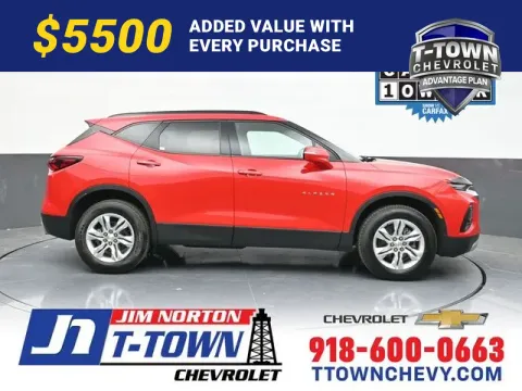 Red 2022 Chevrolet Blazer LT for sale in Tulsa, OK