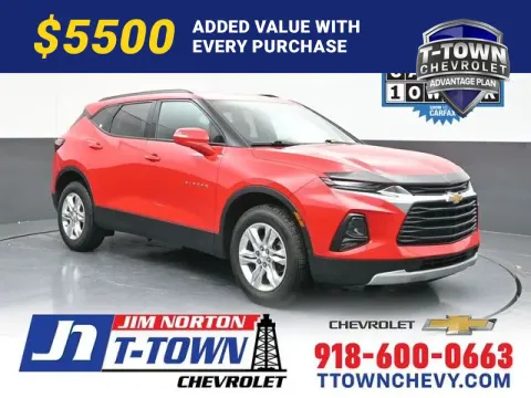 Red 2022 Chevrolet Blazer LT for sale in Tulsa, OK