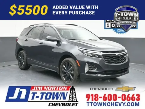 Gray 2022 Chevrolet Equinox RS for sale in Tulsa, OK