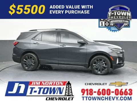 Gray 2022 Chevrolet Equinox RS for sale in Tulsa, OK