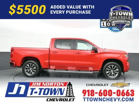 Red 2022 Chevrolet Silverado 1500 RST for sale in Tulsa, OK