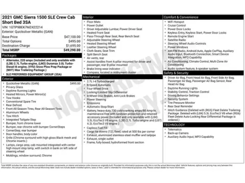 Another view of 2021 GMC Sierra 1500 SLE for sale in Tulsa, OK at Jim Norton T-Town Chevrolet