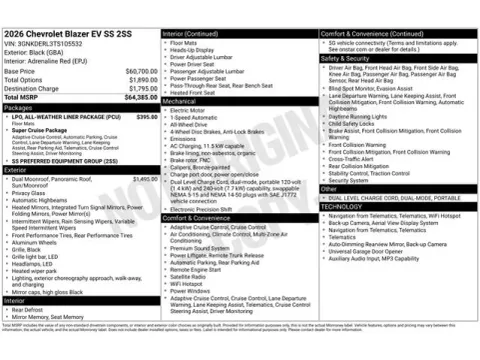 Photos of 2026 Chevrolet Blazer EV SS for sale in Tulsa, OK at Jim Norton T-Town Chevrolet