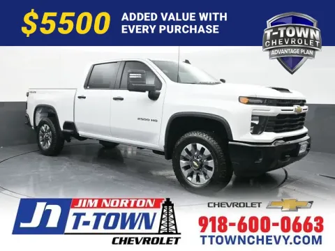 White 2026 Chevrolet Silverado 2500HD Custom for sale in Tulsa, OK