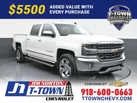 White 2017 Chevrolet Silverado 1500 LTZ for sale in Tulsa, OK