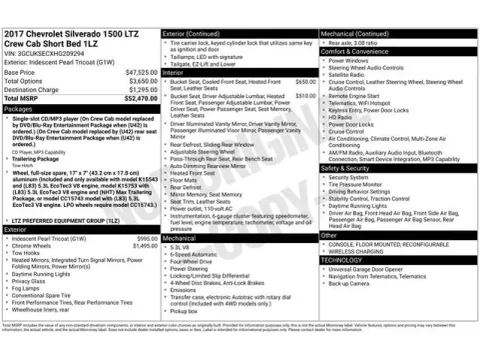 Another view of 2017 Chevrolet Silverado 1500 LTZ for sale in Tulsa, OK at Jim Norton T-Town Chevrolet