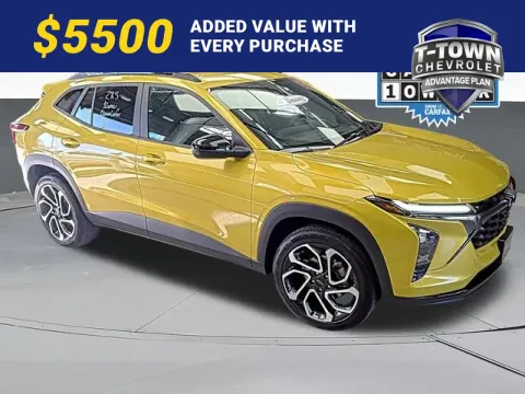 Yellow 2024 Chevrolet Trax 2RS for sale in Tulsa, OK