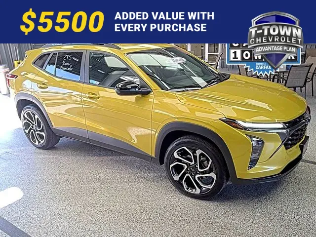 Yellow 2024 Chevrolet Trax 2RS for sale in Tulsa, OK