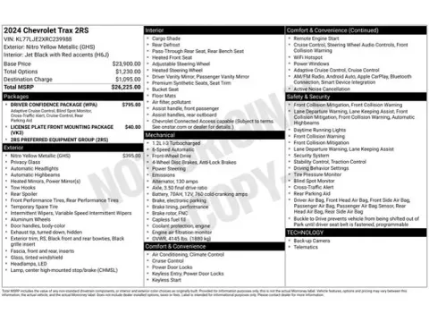 Another view of 2024 Chevrolet Trax 2RS for sale in Tulsa, OK at Jim Norton T-Town Chevrolet