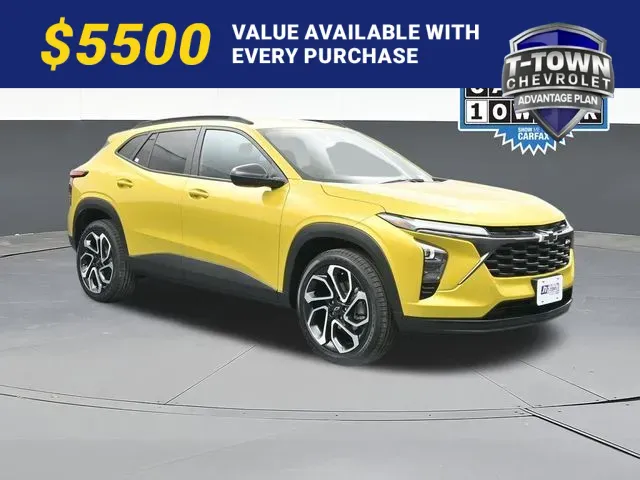 Yellow 2024 Chevrolet Trax 2RS for sale in Tulsa, OK