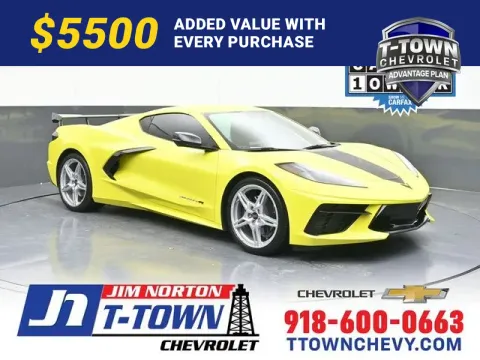 Yellow 2024 Chevrolet Corvette Stingray for sale in Tulsa, OK