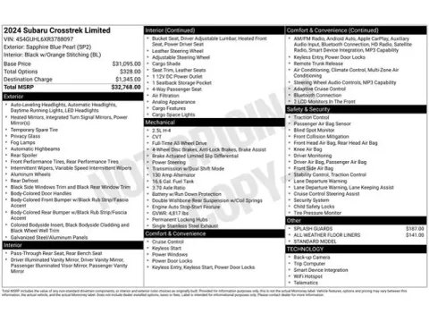 Another view of 2024 Subaru Crosstrek Limited for sale in Tulsa, OK at Jim Norton T-Town Chevrolet