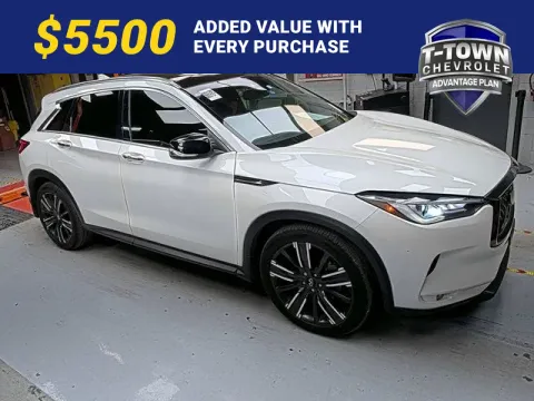 White 2021 INFINITI QX50 LUXE for sale in Tulsa, OK