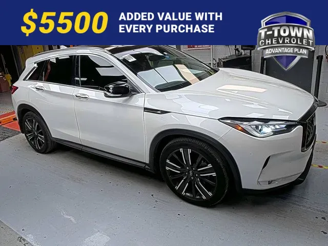 White 2021 INFINITI QX50 LUXE for sale in Tulsa, OK