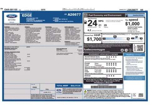 Another view of 2020 Ford Edge SEL for sale in Tulsa, OK at Jim Norton T-Town Chevrolet
