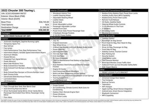 Another view of 2022 Chrysler 300 Touring for sale in Tulsa, OK at Jim Norton T-Town Chevrolet