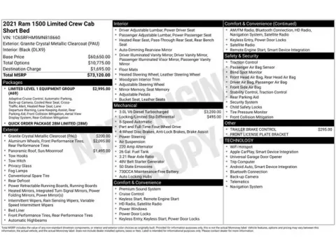 Another view of 2021 Ram 1500 Limited for sale in Tulsa, OK at Jim Norton T-Town Chevrolet