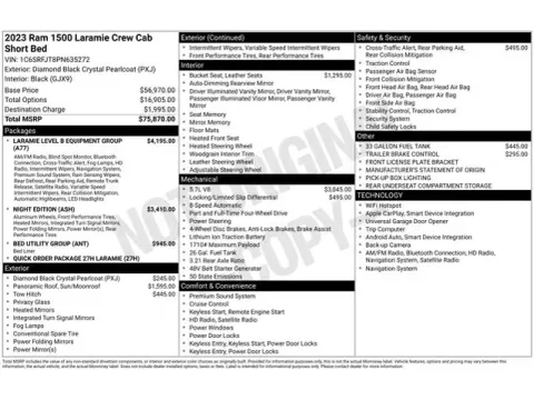 Another view of 2023 Ram 1500 Laramie for sale in Tulsa, OK at Jim Norton T-Town Chevrolet