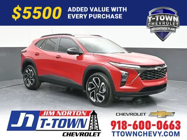 Red 2026 Chevrolet Trax 2RS for sale in Tulsa, OK