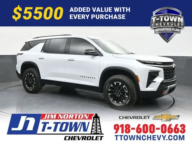 White 2026 Chevrolet Traverse Z71 for sale in Tulsa, OK