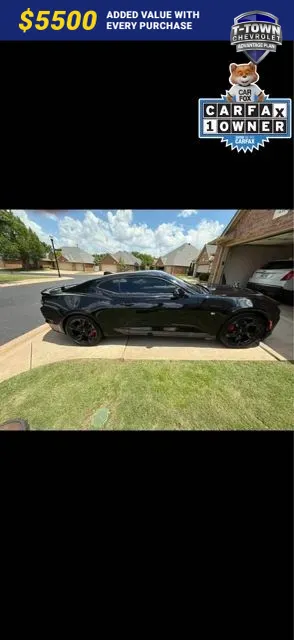 Black 2021 Chevrolet Camaro SS for sale in Tulsa, OK