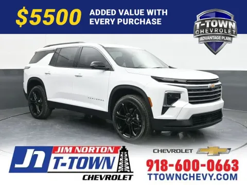White 2026 Chevrolet Traverse LT for sale in Tulsa, OK