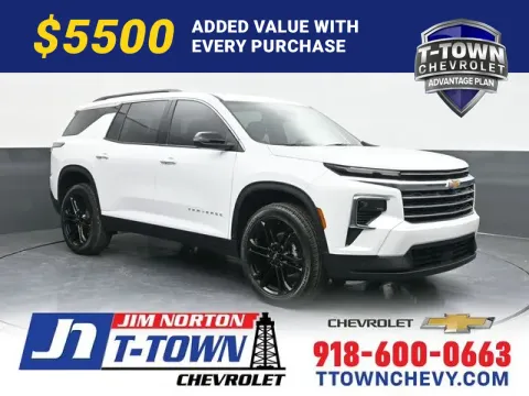 White 2026 Chevrolet Traverse LT for sale in Tulsa, OK