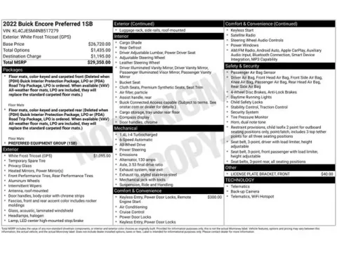 Another view of 2022 Buick Encore Preferred for sale in Tulsa, OK at Jim Norton T-Town Chevrolet