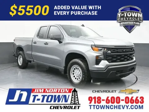 Gray 2026 Chevrolet Silverado 1500 WT for sale in Tulsa, OK