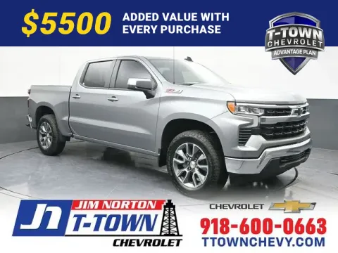 Gray 2026 Chevrolet Silverado 1500 LT for sale in Tulsa, OK