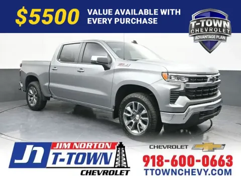 Gray 2026 Chevrolet Silverado 1500 LT for sale in Tulsa, OK