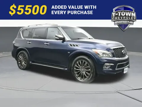 Blue 2017 INFINITI QX80 Limited for sale in Tulsa, OK