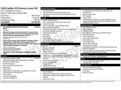 Another view of 2020 Cadillac XT5 Premium Luxury for sale in Tulsa, OK at Jim Norton T-Town Chevrolet