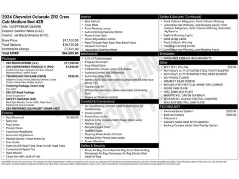 Another view of 2024 Chevrolet Colorado ZR2 BISON EDITION for sale in Tulsa, OK at Jim Norton T-Town Chevrolet