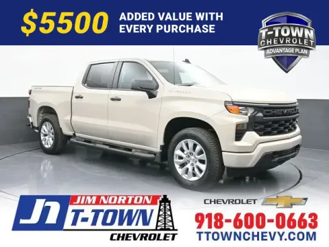 White 2026 Chevrolet Silverado 1500 Custom for sale in Tulsa, OK