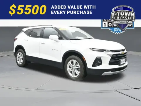 White 2022 Chevrolet Blazer LT for sale in Tulsa, OK