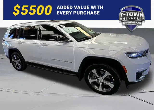 White 2023 Jeep Grand Cherokee L Limited for sale in Tulsa, OK