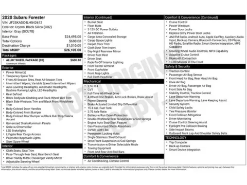 Another view of 2020 Subaru Forester for sale in Tulsa, OK at Jim Norton T-Town Chevrolet