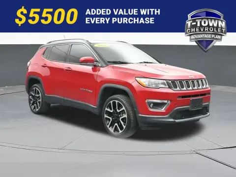 Red 2018 Jeep Compass Limited for sale in Tulsa, OK