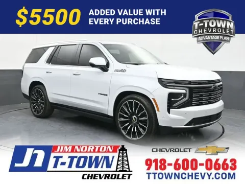White 2026 Chevrolet Tahoe High Country for sale in Tulsa, OK