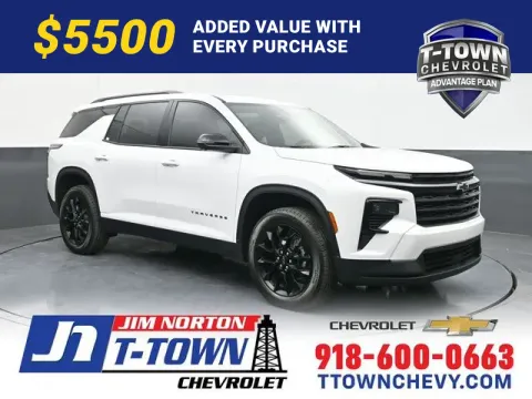 White 2026 Chevrolet Traverse LT for sale in Tulsa, OK