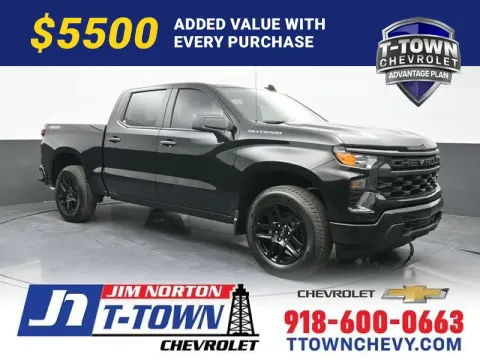 Black 2026 Chevrolet Silverado 1500 Custom for sale in Tulsa, OK