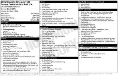 Photos of 2026 Chevrolet Silverado 1500 Custom for sale in Tulsa, OK at Jim Norton T-Town Chevrolet