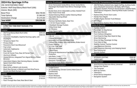 Another view of 2024 Kia Sportage X-Pro for sale in Tulsa, OK at Jim Norton T-Town Chevrolet