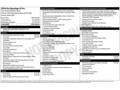 Another view of 2024 Kia Sportage X-Pro for sale in Tulsa, OK at Jim Norton T-Town Chevrolet