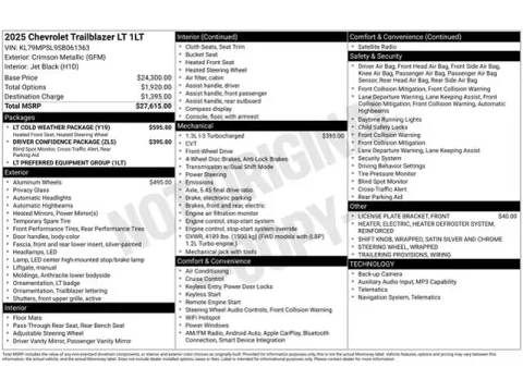 Another view of 2025 Chevrolet TrailBlazer LT for sale in Tulsa, OK at Jim Norton T-Town Chevrolet