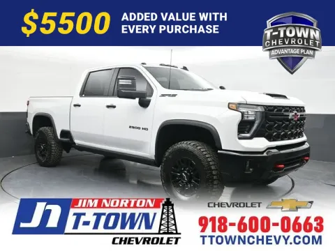 White 2026 Chevrolet Silverado 2500HD ZR2 for sale in Tulsa, OK