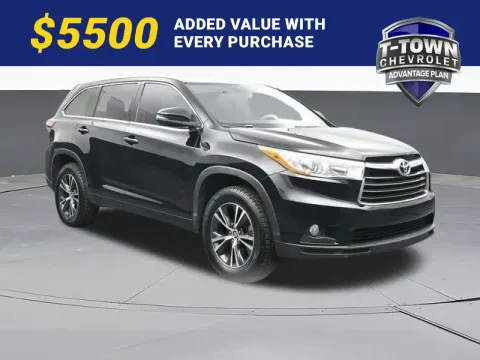 Black 2016 Toyota Highlander XLE V6 for sale in Tulsa, OK